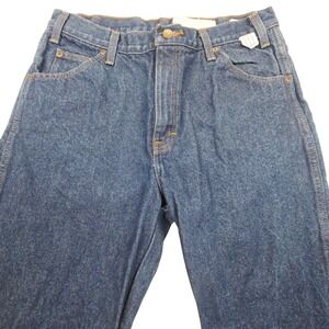 Dickies Jeans Mens 34x39 Blue Denim Occupational Workwear Straight Leg Relaxed